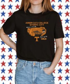 TENNESSEE: AMERICA'S COLLEGE SPORTS CITY TEE SHIRT