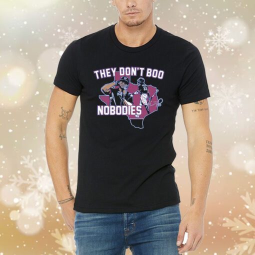 Adolis García They Don't Boo Nobodies Texas Tee Shirt