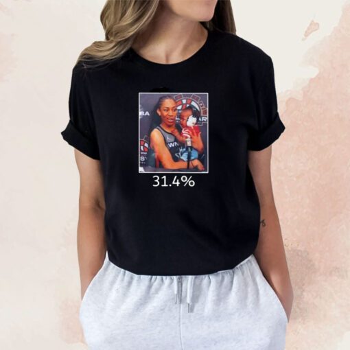 A’ja Wilson 31.4% Tee Shirt