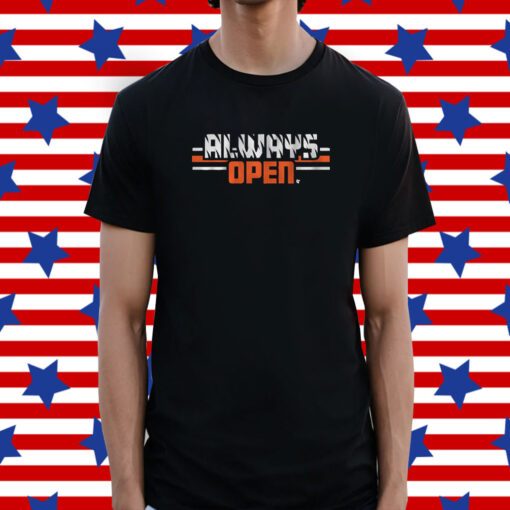 Official Always Open in Cincinnati T-Shirt