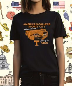 Americas College Sports City Tennessee T-Shirt