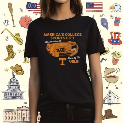 Americas College Sports City Tennessee T-Shirt