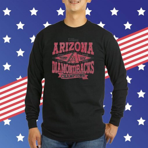 Arizona Diamondbacks ’47 2023 National League Champions Franklin Tee Shirt