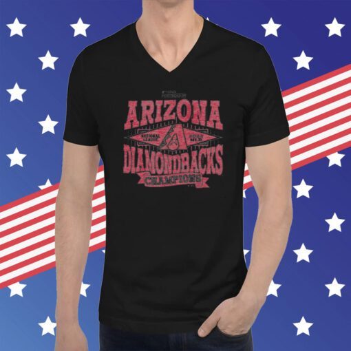 Arizona Diamondbacks ’47 2023 National League Champions Franklin Tee Shirt