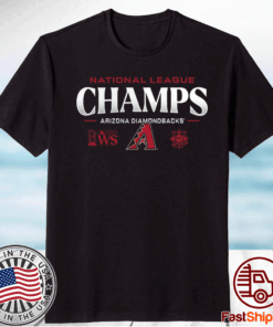Arizona Diamondbacks Fanatics Branded 2023 National League Champions Locker Room Tee Shirt
