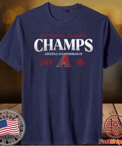 Arizona Diamondbacks Fanatics Branded 2023 National League Champions Locker Room Tee Shirt