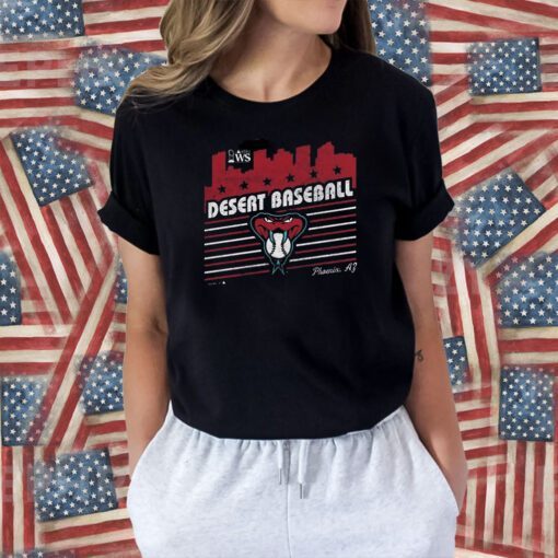 Arizona Diamondbacks Majestic Threads 2023 World Series Local Lines Tee Shirt