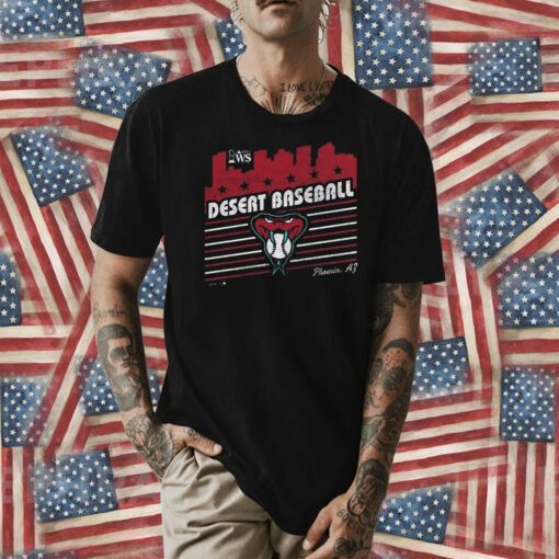 Arizona Diamondbacks Majestic Threads 2023 World Series Local Lines Tee Shirt