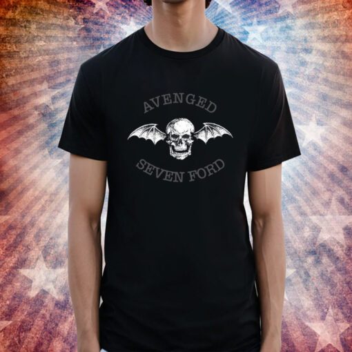 Avenged Sevenfold Skull Bat Tee Shirt