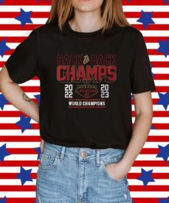 Official Back to Back Champs Las Vegas Womens T-Shirt