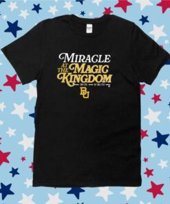 Baylor Football Miracle in the Magic Kingdom Tee Shirt