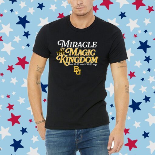 Baylor Football Miracle in the Magic Kingdom Tee Shirt