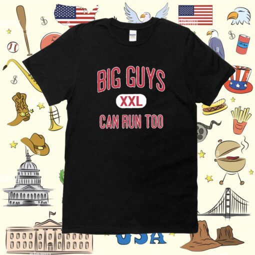 Official Big Guys Can Run Too T-Shirt