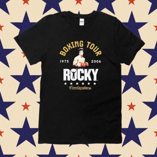 Boxing tour rocky 1975-2006 contenders Tee Shirt