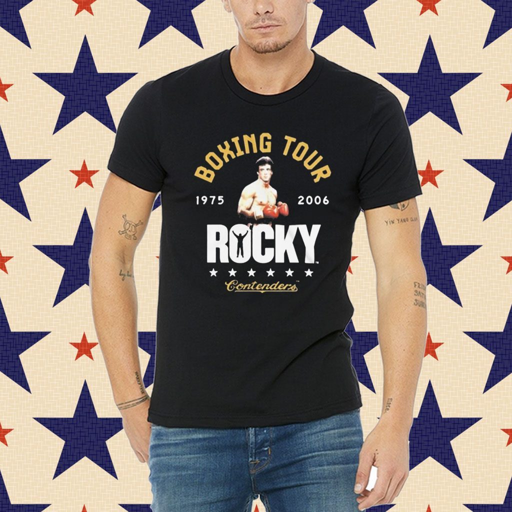 Boxing tour rocky 1975-2006 contenders Tee Shirt