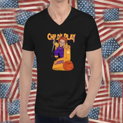 Chucky x lakeshow los angeles Lakers box Tee Shirt