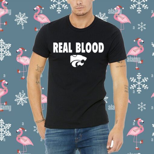 Coach Maligi K-State Basketball Real Blood Tee Shirt