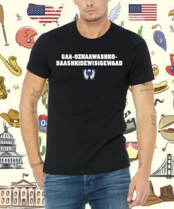 Coach O'shea Wearing Gaa-Ozhaawashko-Baashkidewisigewaad Tee Shirt