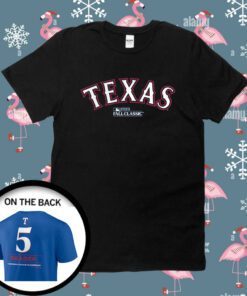 Corey Seager Texas Rangers 2023 American League Champions Tee Shirt