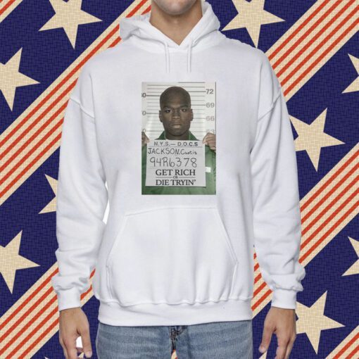 Original Dababy Jackson Curtis Mugshot Get Rich Or Die Tryin Merch Shirts