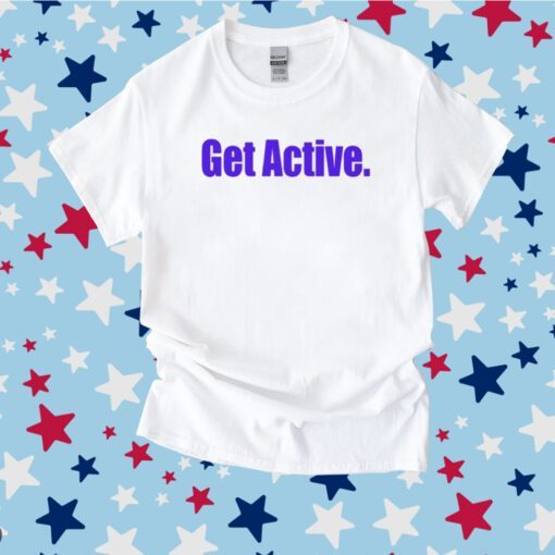 Dwayne Taylor Jr Wearing Get Active Tee Shirt