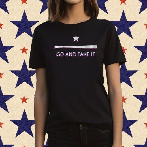 Go and Take It Texas Baseball Tee Shirt