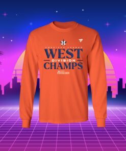 Houston Astros Fanatics Branded 2023 Al West Division Champions Locker Room Tee Shirt