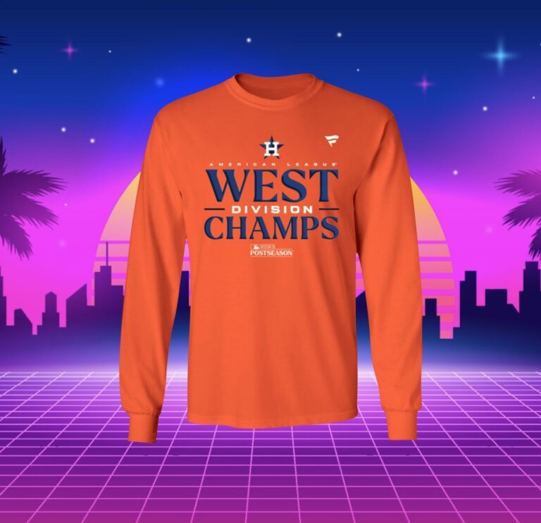 Houston Astros Fanatics Branded 2023 Al West Division Champions Locker Room Tee Shirt