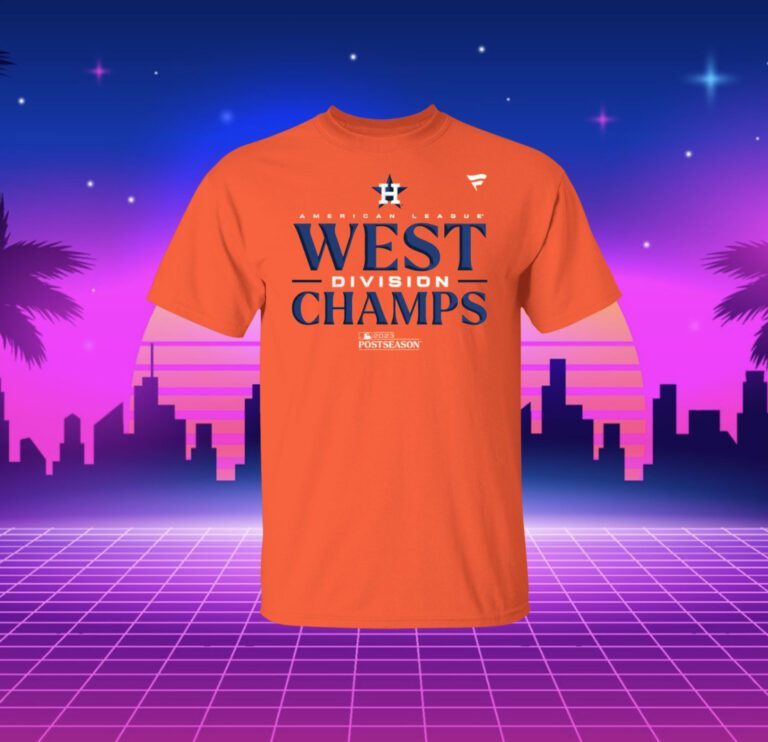 Houston Astros Fanatics Branded 2023 Al West Division Champions Locker Room Tee Shirt