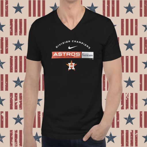 Houston Astros Nike 2023 Al West Division Champions Tee Shirt