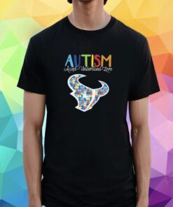 Houston texans NFL autism awareness accept understand love Tee Shirt