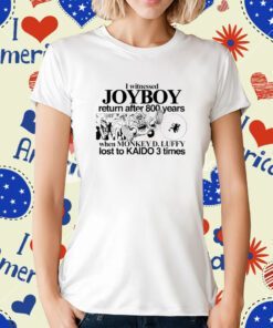 I Witnessed Joyboy Return After 800 Years When Monkey D Luffy Lost To Kaido 3 Times T-Shirt