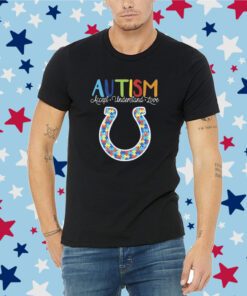 Indianapolis colts NFL autism awareness accept understand love Tee Shirt