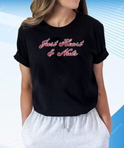 Just Heart And Nuts Tee Shirt