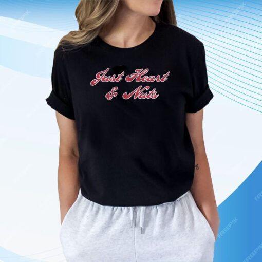 Just Heart And Nuts Tee Shirt