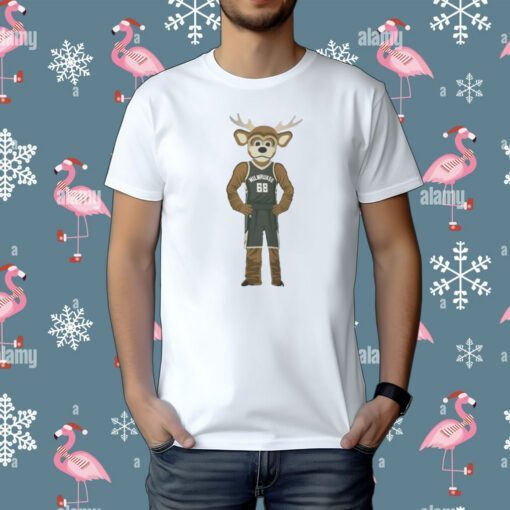 Milwaukee Bucks Basketball Team Mascot Tee Shirt