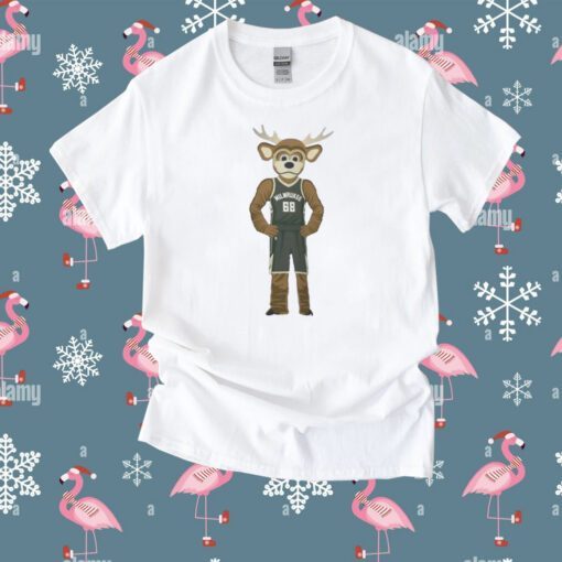 Milwaukee Bucks Basketball Team Mascot Tee Shirt