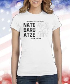 Nate bargatze salt lake city 2023 Tee Shirt