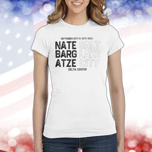 Nate bargatze salt lake city 2023 Tee Shirt