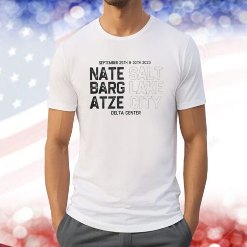 Nate bargatze salt lake city 2023 Tee Shirt