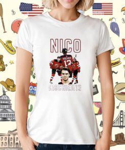 Nico Hischier 13 Jersey Devil Ice Hockey Tee Shirt