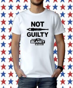 Not Guilty Team Blaney Podcast T-Shirt