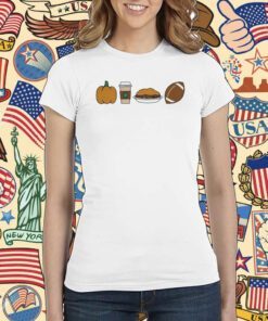 Fall Things Icons Isotypes Tee Shirt