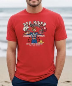 Oklahoma Sooners Vs Texas Longhorns 2023 Red River Rivalry Score Tee Shirt