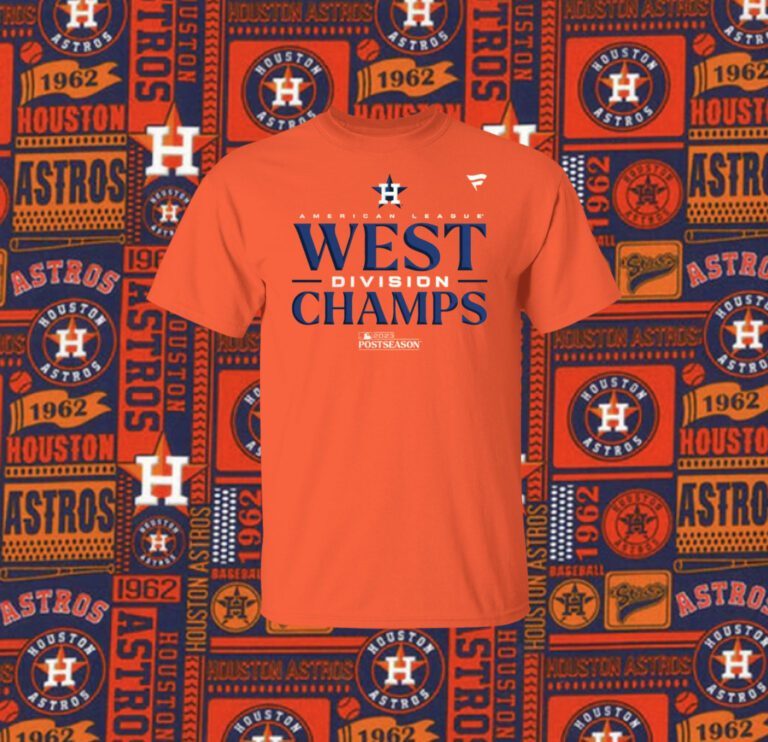 Original Houston Astros Al West Division Champions 2023 Shirts