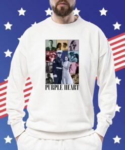 Purple Hearts The Eras Tour Tee Shirt