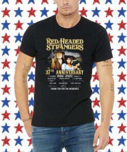 Red headed stranger 37th anniversary 1986 2023 thank you for the memories Tee Shirt