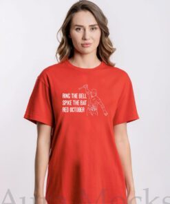 Ring The Bell Spike The Bat Red October Tee Shirt