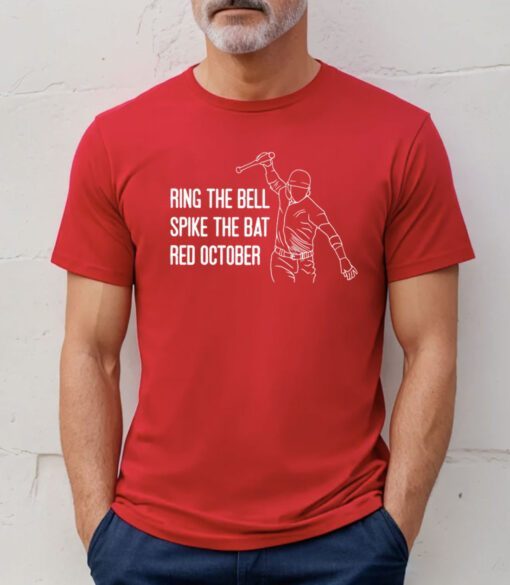 Ring The Bell Spike The Bat Red October Tee Shirt