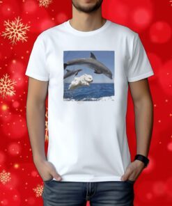 Sebastian Vettel Dog And Dolphins Tee Shirt